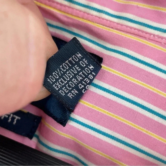 Polo Ralph Lauren Mens Size 17 Classic Fit Long Sleeve Button Down Shirt 1943 - Picture 2 of 8